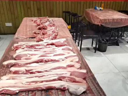 洪记盐水肉的腌制过程