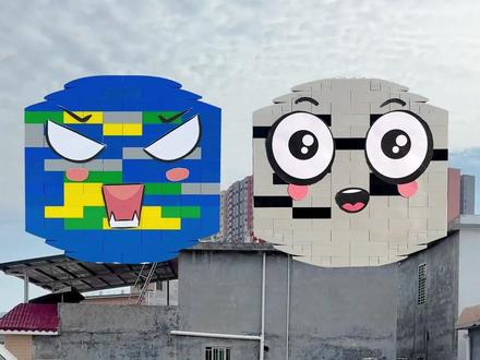 月球怎么变成毒液模样了,地球让我想办法拯救月球! #钢铁飞龙 #钢铁飞龙星野龙骑 #钢铁飞龙5 #变形玩具 #人类幼崽成长计划