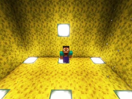 我的世界:MC能有多还原?海绵也能被挤出水!