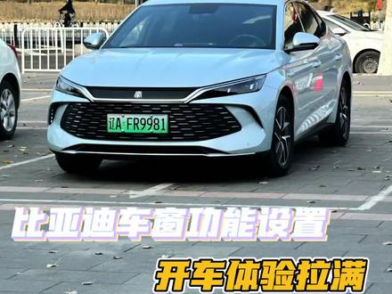 比亚迪新车提回家,这几个功能一定要设置一下。#比亚迪 #比亚迪秦L #用车技巧