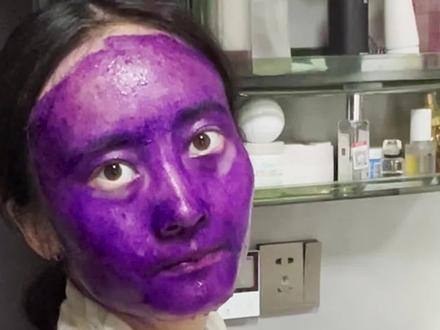 求助!紫药水怎么才能洗掉!@妍妍小姐姐