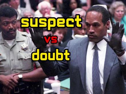 suspect 和 doubt 都表示“怀疑”,但逻辑完全相反!