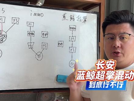 长安蓝鲸超擎混动到底有什么技术含量,为什么省油 #长安蓝鲸超擎混动 #长安CS75混动 #混动原理 #丰田THS #本田IMMD