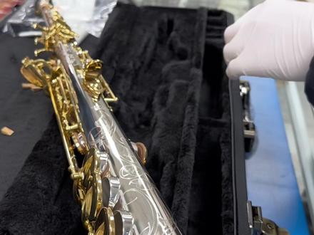 柳泽高音萨克斯swo3,纯银管身,一体直管,好东西!手机录制!凑合听一下!#柳泽 #萨克斯 #萨克斯