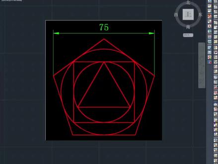 零基础学习CAD,CAD绘图技巧,CAD画多边形CAD缩放,CAD练习教程#cad画图 #CAD #cad教程 #cad讲堂 #CAD技巧