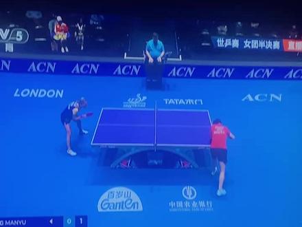 #🏓伦敦世乒🏓女团半决赛赛直播
第二盘
中国🇨🇳王曼昱——罗马尼亚🇷🇴斯佐科斯