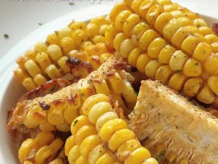 学吧 一吃一个不吱声 贼好吃 #烤玉米#减脂 #抖音年味争霸赛 #青年创作者成长计划 #空气炸锅美食