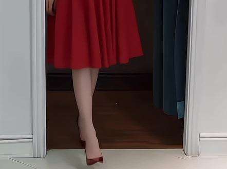 那芦苇微微有没有妖妖漂亮呀#微微一笑很倾城#贝微微红裙#肖奈贝微微#贝微微穿搭#女明星同款