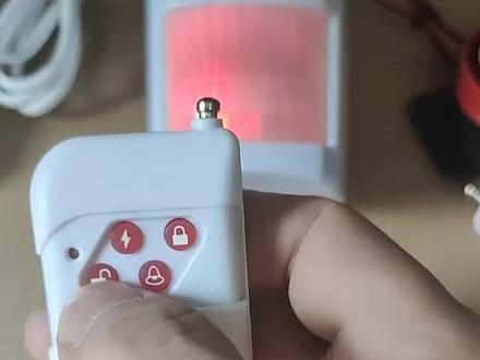红外现场防盗报警器添加门磁探测器使用说明