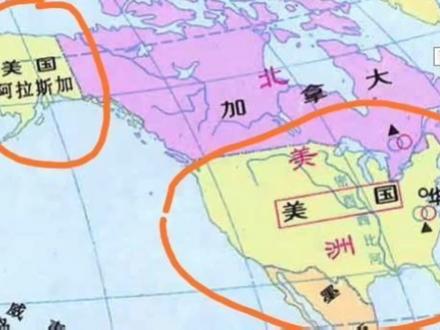 地图上为什么有两个美国,美国的建国史。美国的领土扩张过程