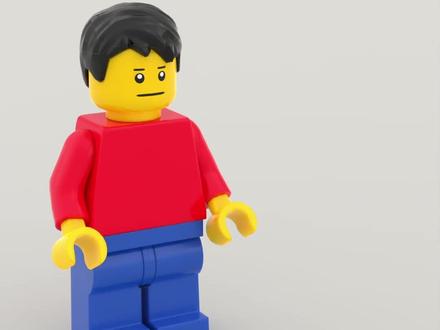 简易的乐高版戴珍珠耳环的少女 #积木 #乐高