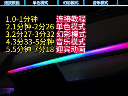 2023.7.26 特斯拉如何玩转LED LAMP【model3/Y】
详细讲解LED lamp APP的用法,玩转特斯拉流光氛围灯。#特斯拉 #马斯克 #特斯拉modely #特斯拉model3 #氛围灯