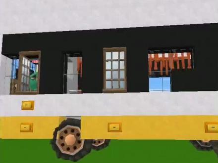 迷你世界:坐上这趟的巴士,学会自己上厕所#迷你世界 #搞笑