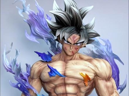 LK自在极易功悟空,整体造型帅气,面雕犀利,不过细节QC稍差,比雕像哥超蓝悟空还大一点点,你们觉得怎么样?#龙珠#自在极易功 #手办模型#创作者扶持计划 #动漫编年史 @抖音小助手 @DOU+上热门 @抖音创作灵感 @DOU+小助手 @艾比模玩社