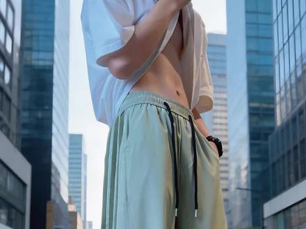 青少年冰丝直筒裤 链接里三个颜色#青少年裤子 #青少年裤子夏季薄款 #青少年裤子推荐