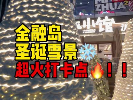 郑州下雪了❄️快去金融岛get✅绝美拍照点位吧!雪天包出片的#郑州 #郑州下雪 #金融岛 #圣诞节