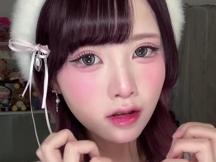 更日味的韩蕾妆💖美萌自然又上镜 哇塞我画出来的感觉很嫩啊,粉粉一只#fyp #妆容教程 #妆容分享