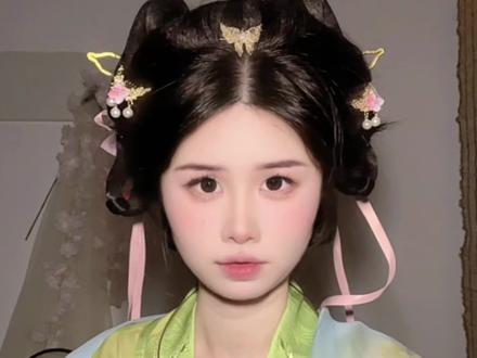 超简单的小唐风发型教程来咯!#汉服发型 #汉服发型教程 #邪修发型 #小唐风 #国风合伙人
