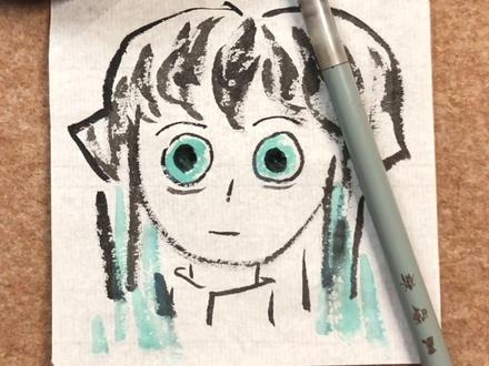 水墨动漫免费教学|时透.
#时透无一郎 #鬼灭之刃 #手绘 #抽象 #青年创作者成长计划