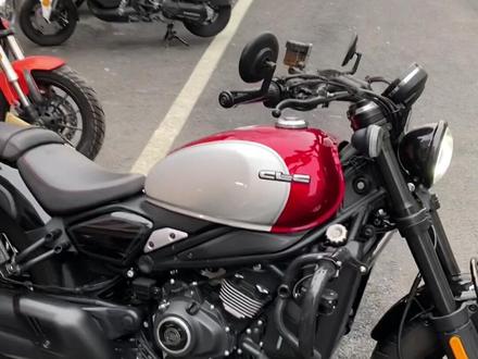 春风450CLC复古巡航摩托车 2024年8月上牌,实表7000公里,一手,升级护杠,未来之眼射灯,折叠靠背,边包等等#复古摩托 #二手摩托车 #摩托车整车 #春风450clc #复古巡航车