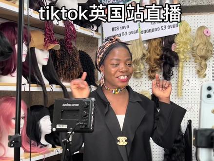 主播小姐姐很敬业呀第三场播两小时场观就破万,给力。#假发直播 #海外版抖音 #TikTok直播 #跨境主播 #tiktok变现