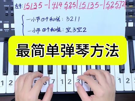 从零开始快速学会钢琴电子琴 #0基础学钢琴 #简谱 #零基础教学 #成年人零基础学钢琴 #零基础学电子琴