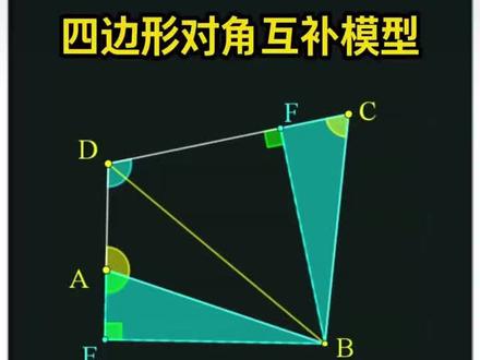 对角互补模型,圆内接四边形 初中数学动画课
#对角互补 #中考数学 #数学动画#数学老师#会动的数学