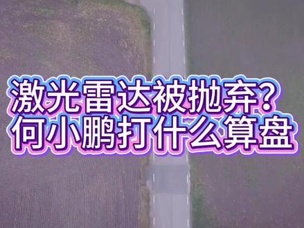激光雷达被抛弃?何小鹏打的什么算盘 小鹏宣布去掉激光雷达,这步棋背后藏着三层账
#何小鹏 #激光雷达 #智能驾驶 #小鹏汽车