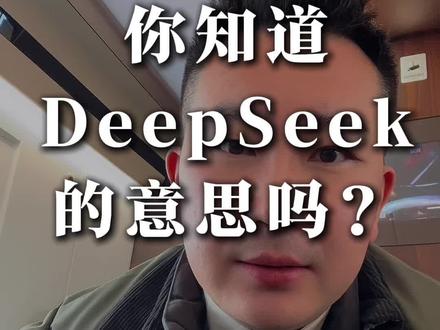DeepSeek英文名的含义#DeepSeek