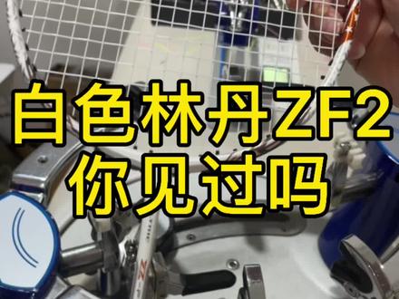 各位广大球友,你们见过这这一支白色林丹vtzf2吗#羽毛球 #享受运动带来的快乐 #运动