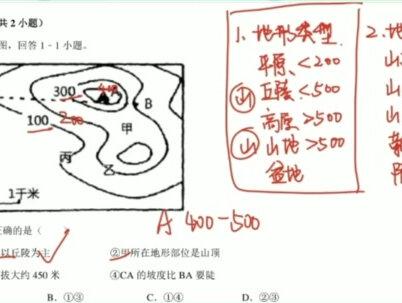 地形类型地形部位傻傻分不清?#初中地理 #生地会考 #日照 #地理小知识