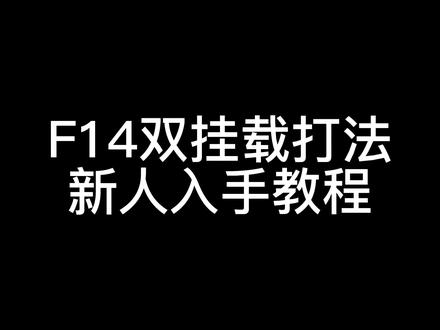 【战争雷霆】F14入手教程,仅供初入手玩家,老鸟勿喷#战争雷霆