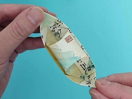 小时候的乌篷船,你还记着怎么折吗? #手工折纸 #亲子手工 #折纸教程 #折纸小船