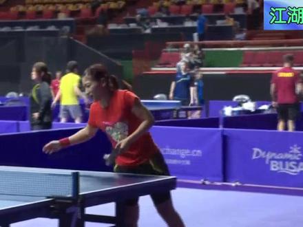 退役多年的马琳能否打得过当打之年的刘诗雯?师徒玩起了实战!#马琳#刘诗雯#国乒
