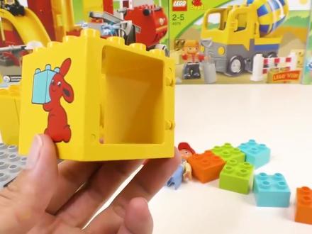 乐高积木益智玩具拼搭消防车大卡车