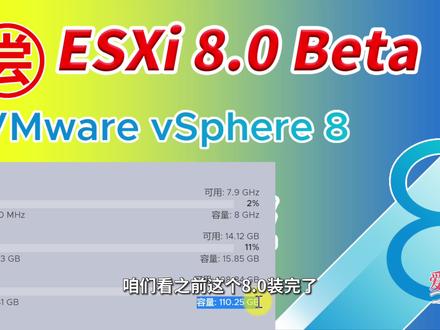 小白成长记11 ESXi 8.0安装小技巧分享!拒绝ESXi安装浪费大空间 #N5105 #N6005