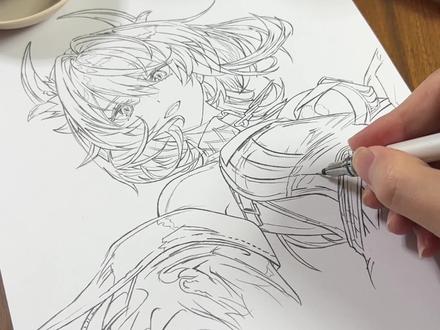 当画画人学会了邪修火焰画……! 终末地的干员居然都是小动物#画画 #青年创作者成长计划 #手绘 #明日方舟终末地 #终末地公测