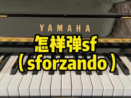 教你弹sf(sforzando)