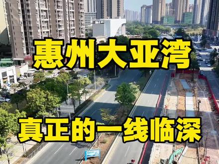 惠州大亚湾,真正一线临深的楼盘有哪些?#惠州#深圳#惠州房产#大亚湾买房#临深置业