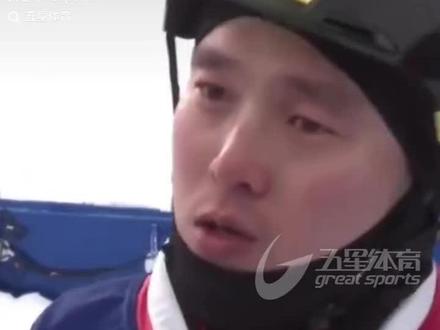 致敬元老5届冬奥会,齐广璞泪洒赛场。