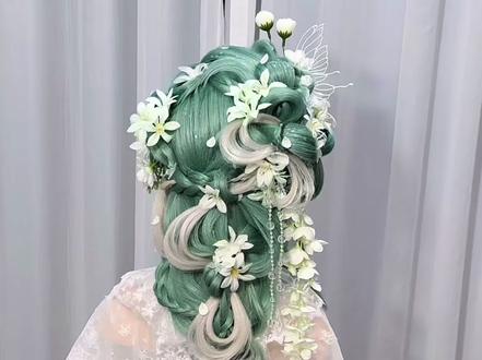 超级详细的编发教程 #古风假发 #编发教程 #古风编发教程 #华改假发 #假发教程