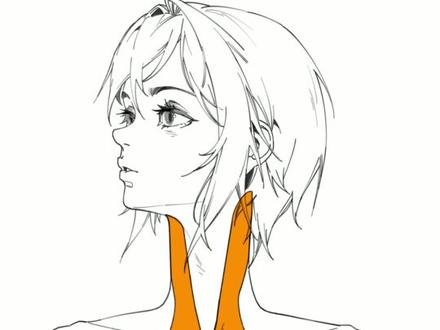 💡画人物转头最容易犯的4个错误! #绘画教程 #人体结构 #procreate绘画 #国王戏 #绘画星球萌新人体速成