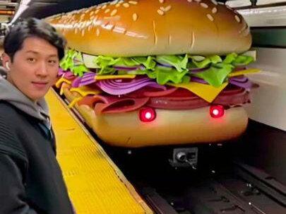 地铁合集来了 #地铁#汉堡#榴莲#烤鸡#炸鸡