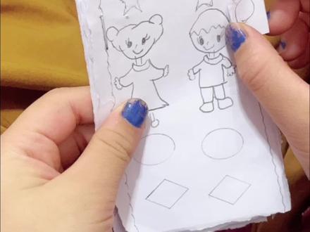 #爱画画的孩子 #小手工 #自创画风 #自制安静书 小朋友自己做的安静书~