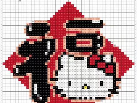 今天教大家用醒图制作拼豆图纸#醒图#醒图创作者#拼豆图纸#拼豆#像素画