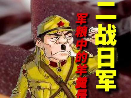 二战日本军粮中的羊羹是什么东西? #历史 #二战 #军粮 #羊羹