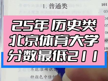 分数最低211:北京体育大学 #北京体育大学 #211大学 #中外合作办学 #志愿填报
