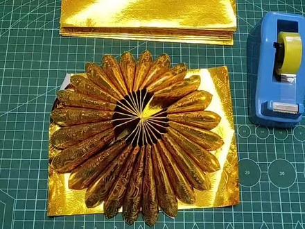 莲花灯教程一,底座15✘20纸,有材料包#手工 #佛渡有缘人 #民俗文化