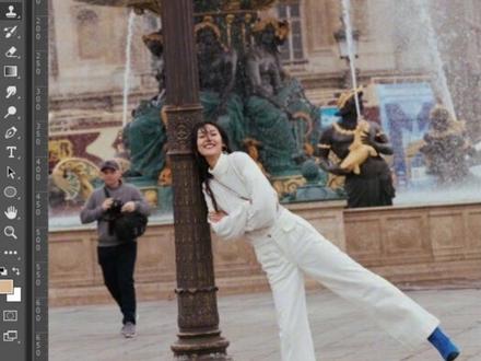 ps基础教程- p掉路人#ps教程 #p图 #作图