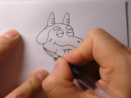 宝宝学画画.简笔画老山羊 #简笔画教程 #简笔画 #手绘 #儿童简笔画 #可爱简笔画 #创意简笔画 #每日一画 #简笔画的日常 #儿童画 #绘画